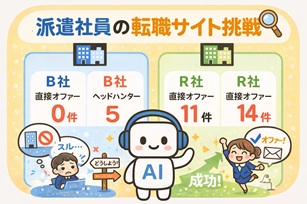 派遣社員はハイクラス転職サイトに登録できるのか？その後１