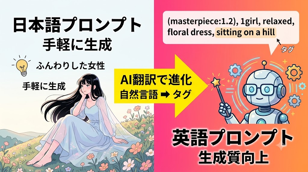 画像プロンプトの英語記述について